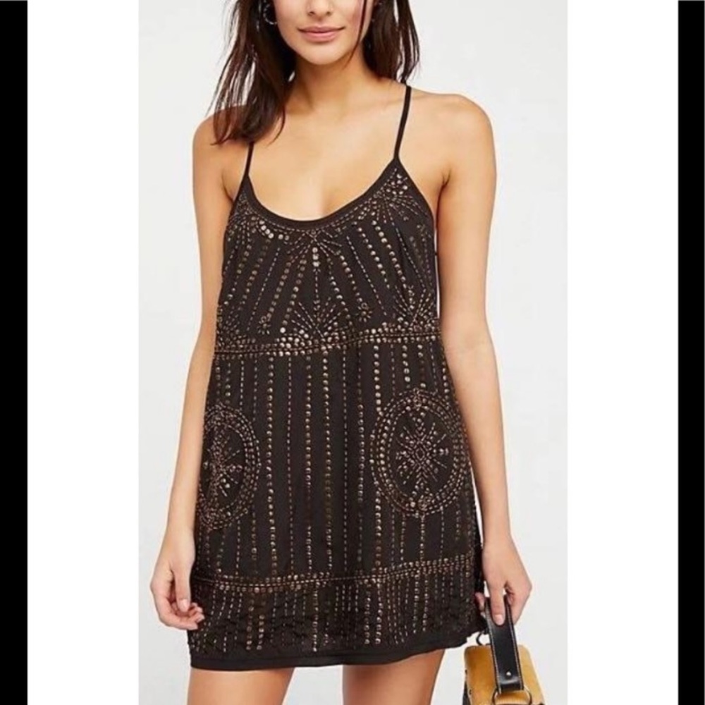 Free People Sedona dress in BLUE